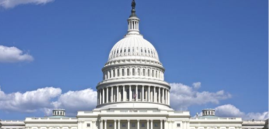 US Capitol building on sunny day